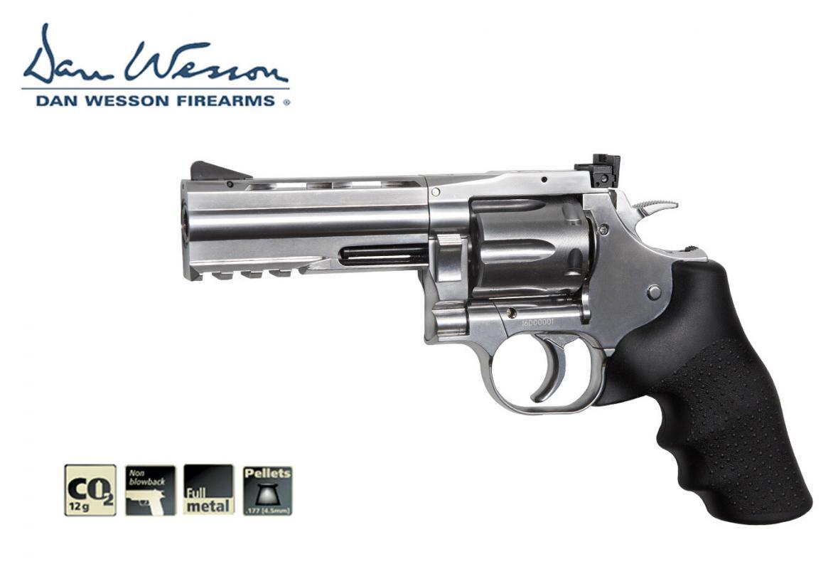 Dan Wesson 715, 4" Air Pistol Silver